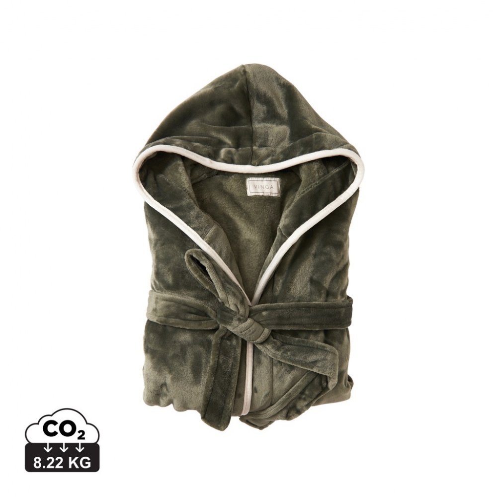 Logotrade ärikingituse foto: VINGA Louis luksuslik plüüsist hommikumantel, suurus L-XL